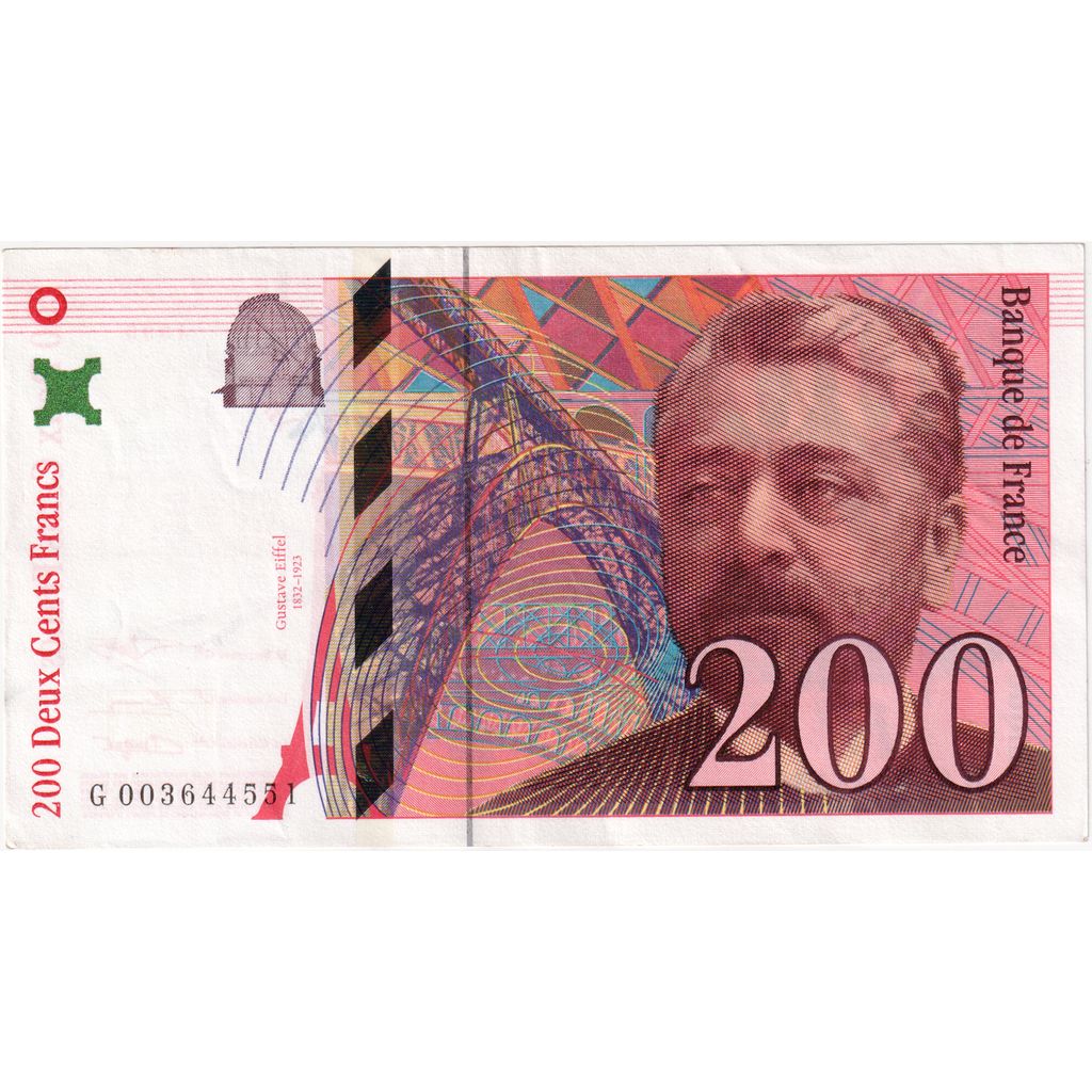 Frankreich, 200 Francs, Eiffel, G003644551, VZ