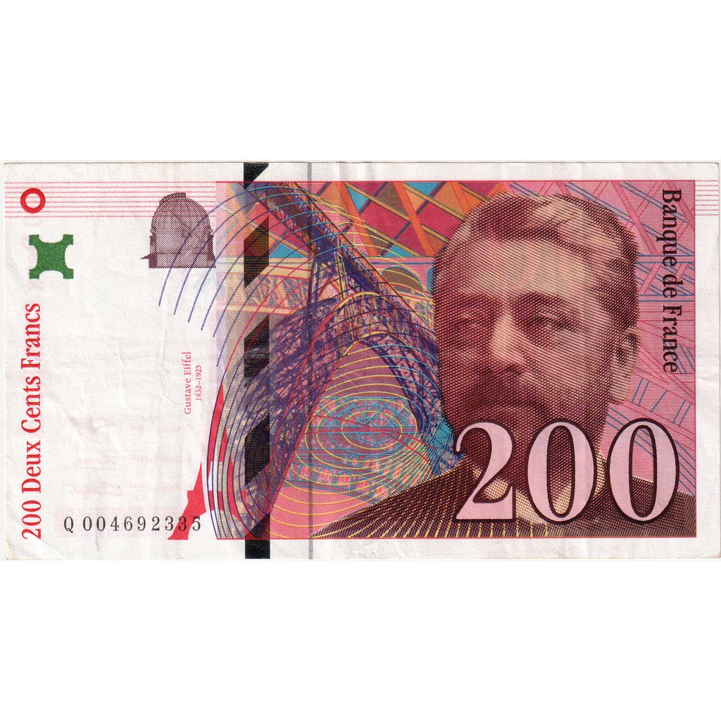 Frankrijk, 200 Francs, Eiffel, Q004692335, TTB