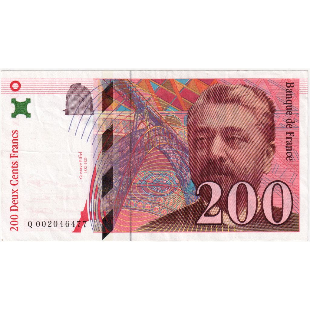 Francia, 200 Francs, Eiffel, Q002046477, EBC