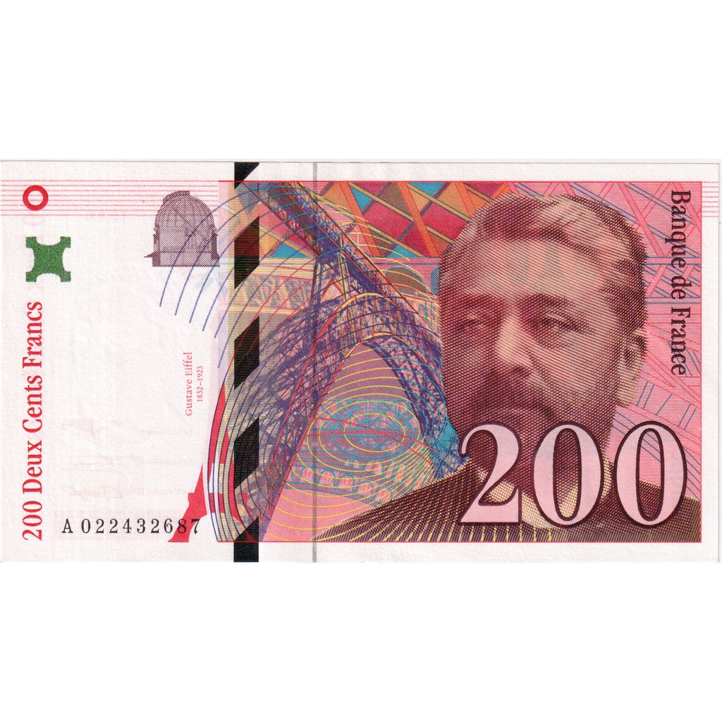 France, 200 Francs, Eiffel, A022432687, UNC(65-70)