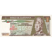 Guatemala, 1/2 Quetzal, 1985-01-09, UNC(65-70)