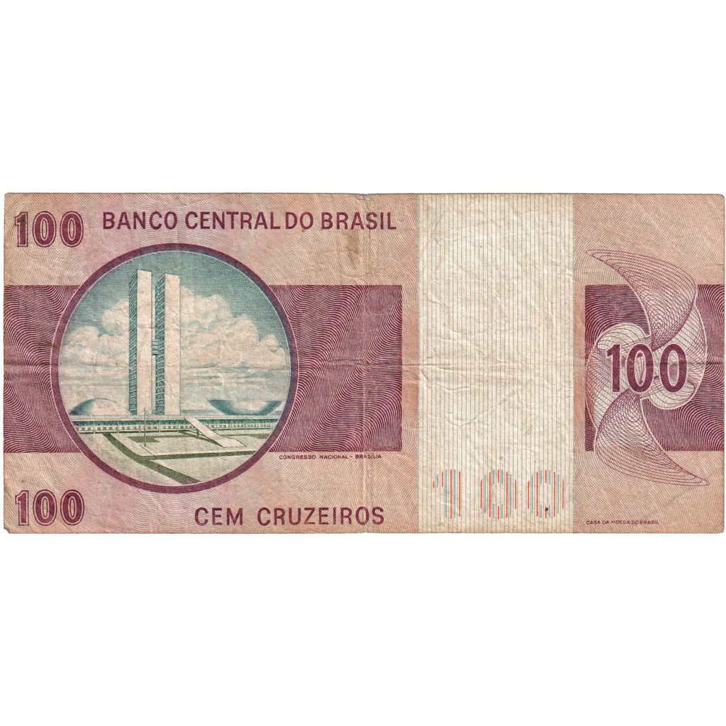 Brazil, 100 Cruzeiros, VF(30-35)