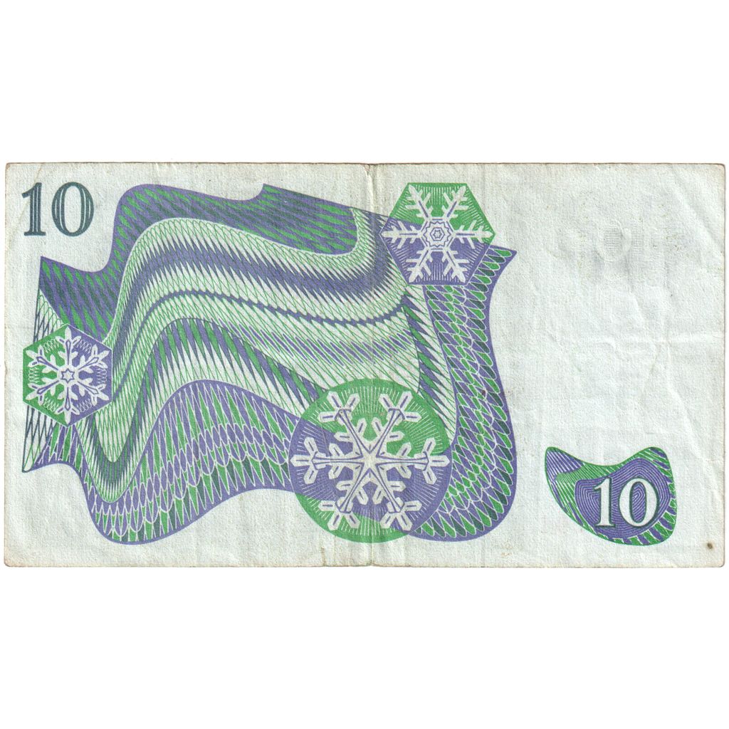 Suède, 10 Kronor, 1984, TTB