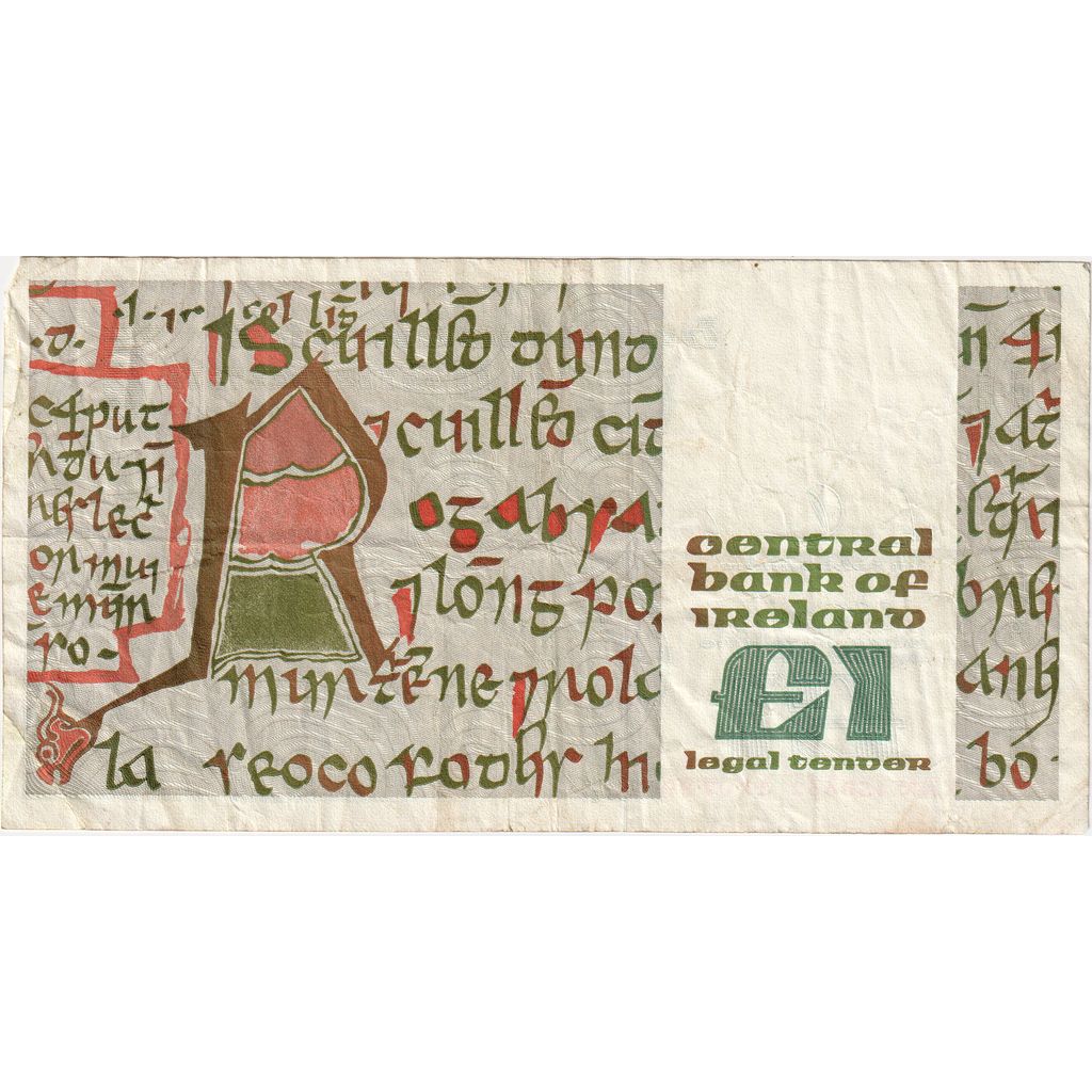 Ireland - Republic, 1 Pound, 1989-07-17, EF(40-45)