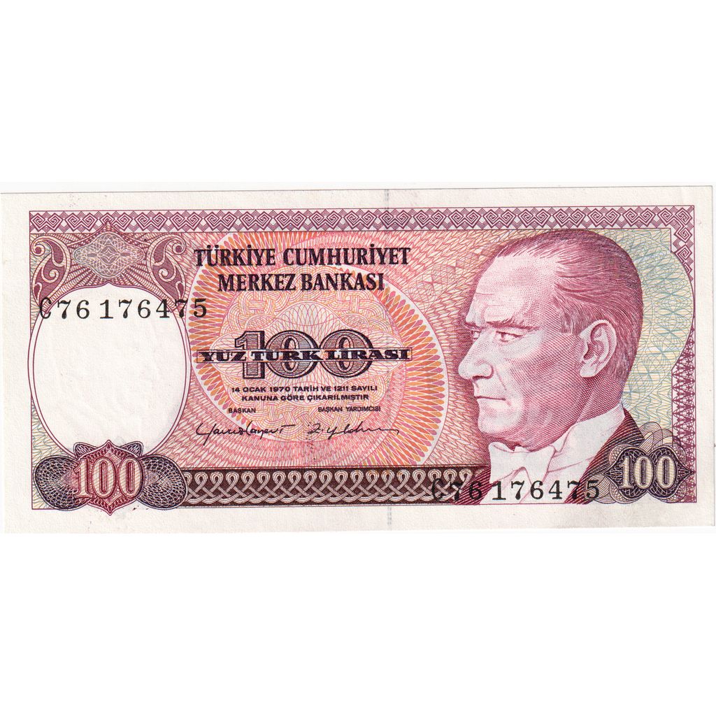 Turkey, 100 Lira, UNC(65-70)