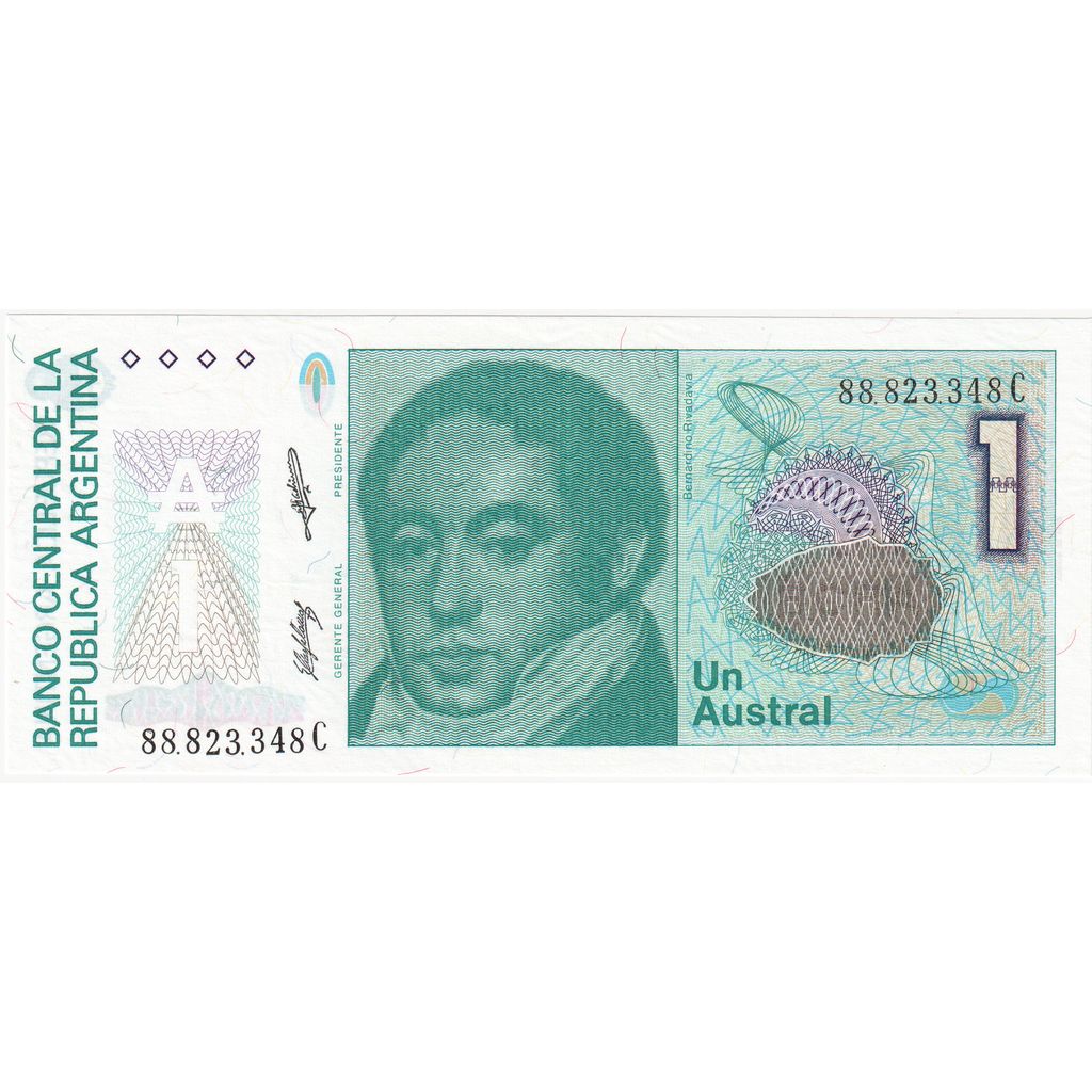Argentinien, 1 Austral, UNZ