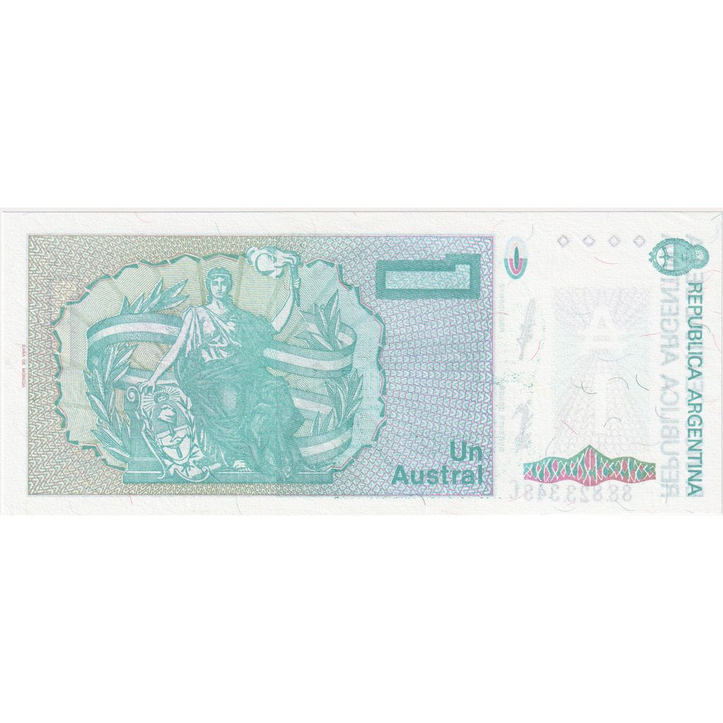 Argentinien, 1 Austral, UNZ