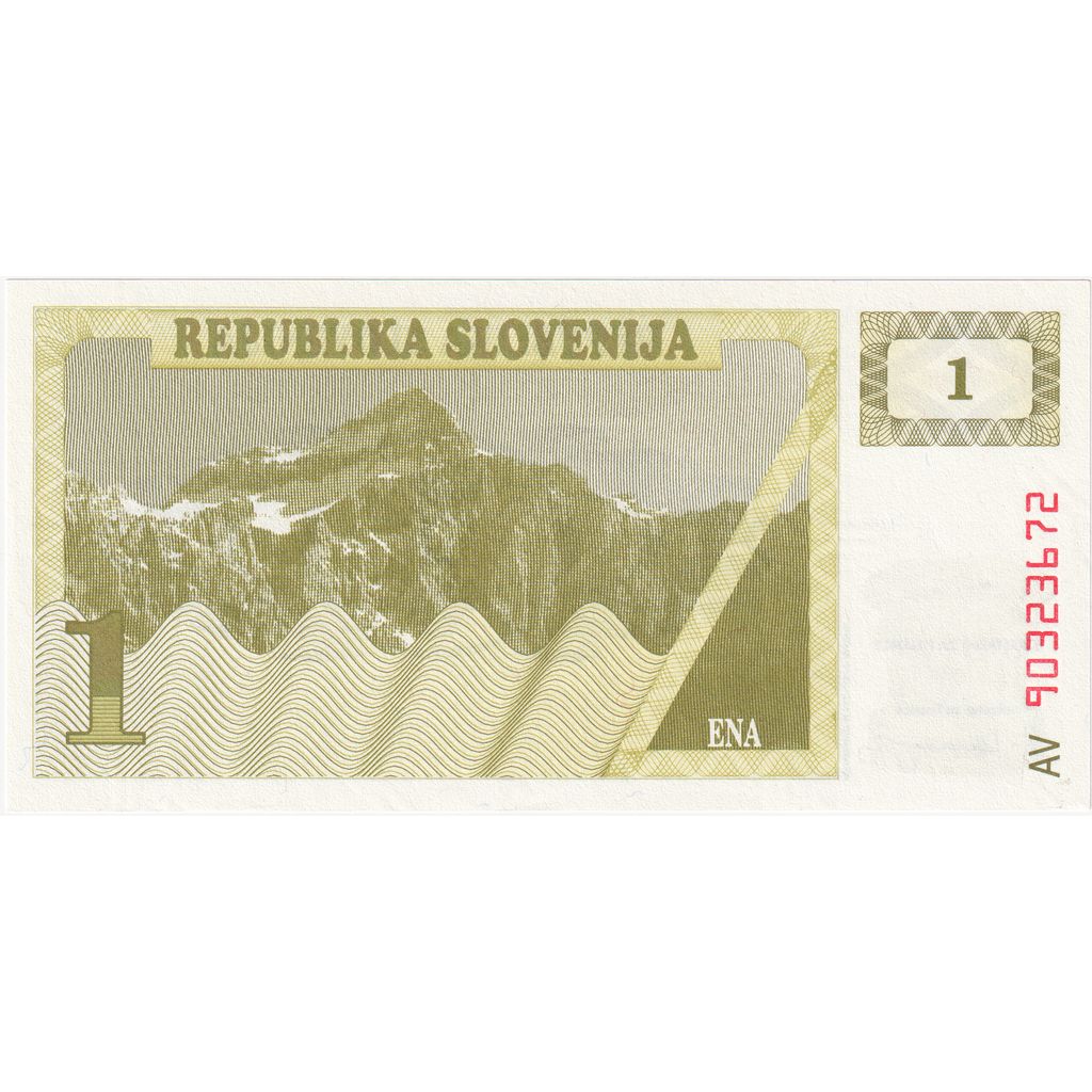 Slovenia, 1 Tolar, FDS
