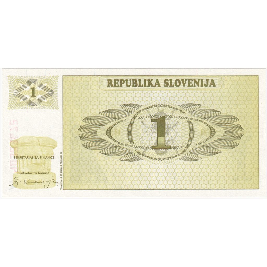 Slovenia, 1 Tolar, FDS