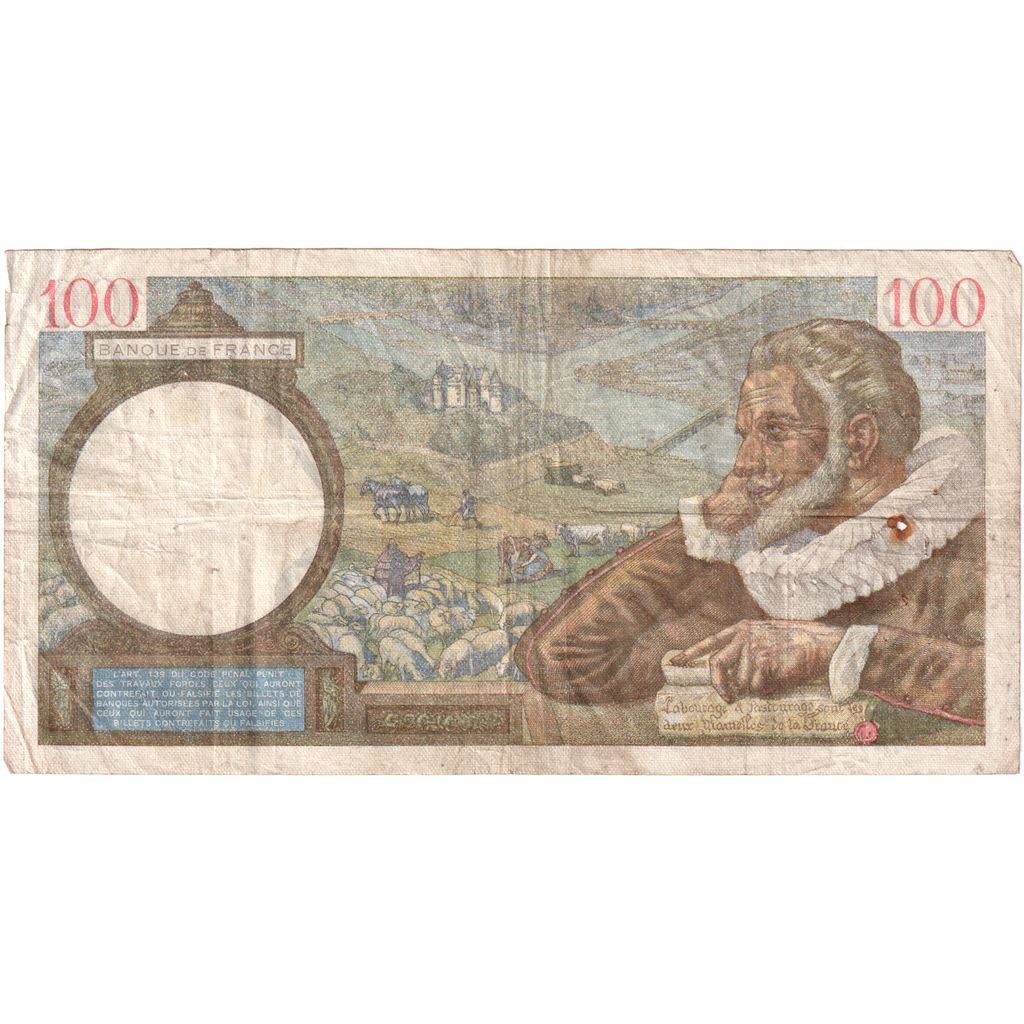 Frankreich, 100 Francs, Sully, 1940-11-28, S.16743, S