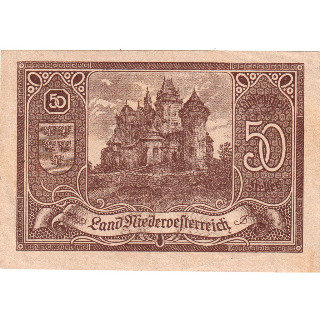Austria, Niederösterreich, 50 Heller, 1920-12-31, UNC(63)