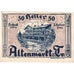 Austria, Altenmarkt a.d. Triesting N.Ö. Markgemeinde, 50 Heller, 1920-12-31