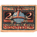 Niemcy, Munster, 2 Mark, 1921-08-01, EF(40-45)