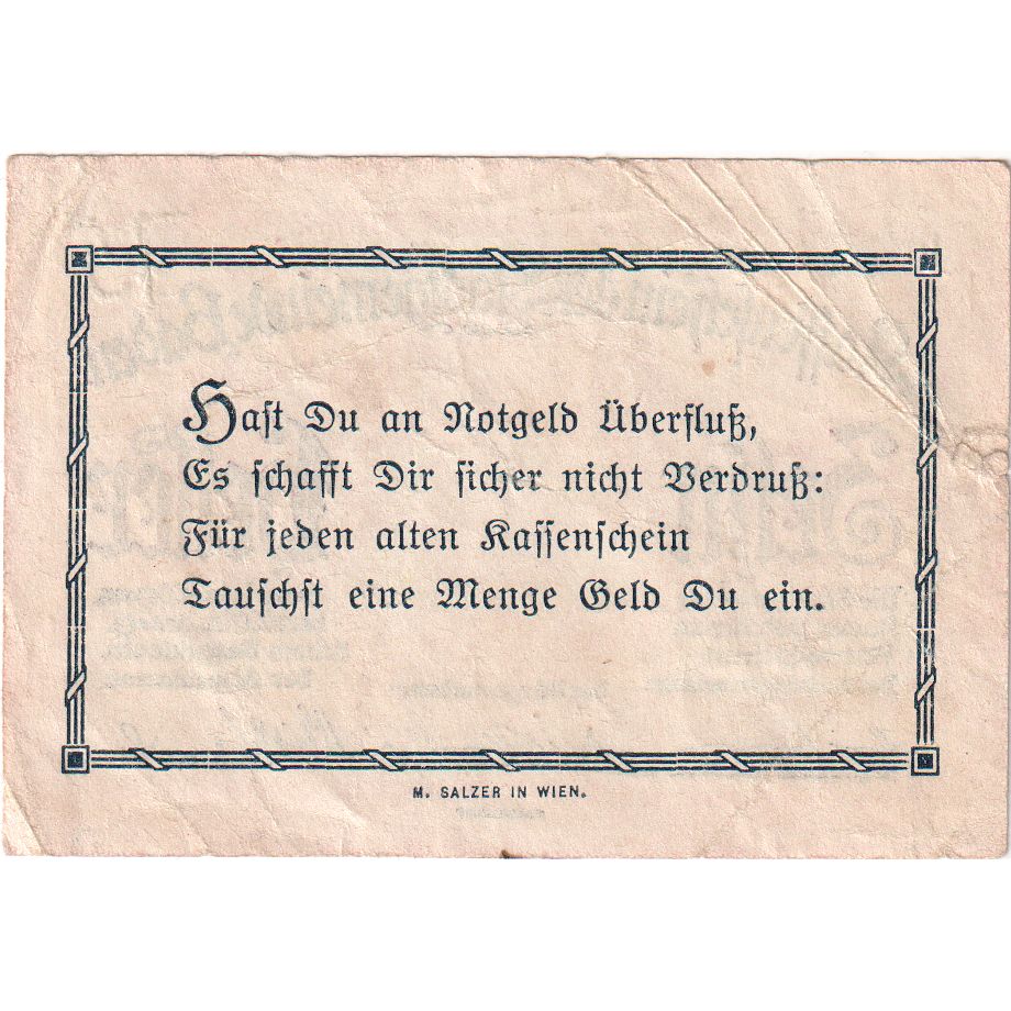 Österreich, Baden, 10 Heller, 1920-12-31, VZ