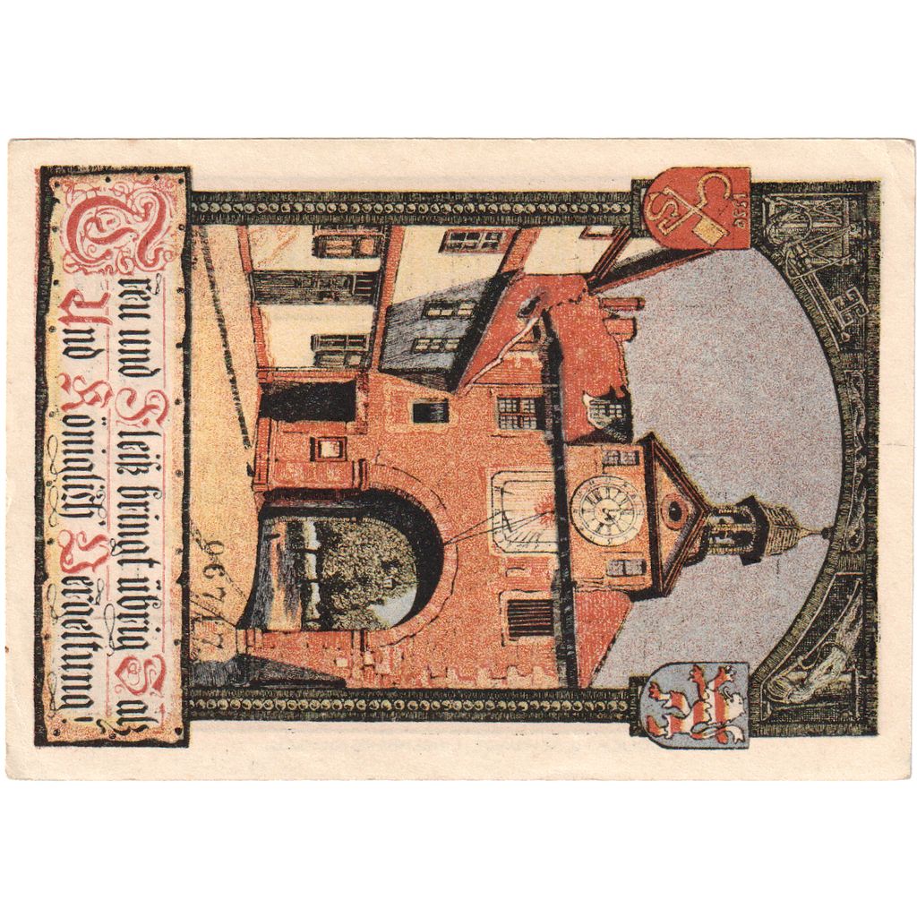 Niemcy, Sooden a.d Werra, 50 Pfennig, UNC(63)
