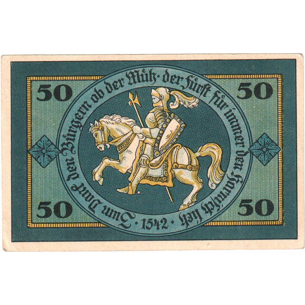 Allemagne, Torgau, 50 Pfennig, 1921-02-10, SPL