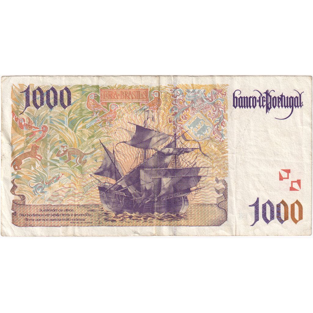 Banknote, Portugal, 1000 Escudos, 1998, 1998-05-21, KM:188c, EF(40-45)