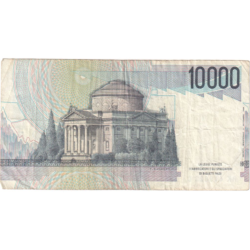 Italien, 10,000 Lire, S+