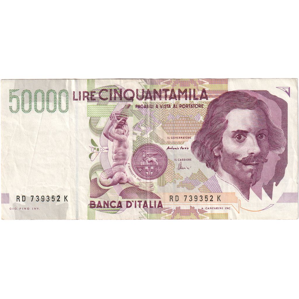 Italien, 50,000 Lire, 1992-05-27, SS