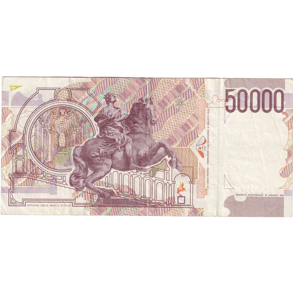 Italien, 50,000 Lire, 1992-05-27, SS
