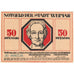 Banknot, Niemcy, Weimar, 50 Pfennig, portrait 3, 1921-03-01, UNC(63) Mehl:1398.6