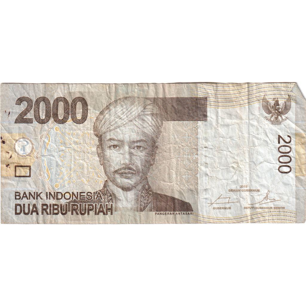 Indonesia, 2000 Rupiah, MB+