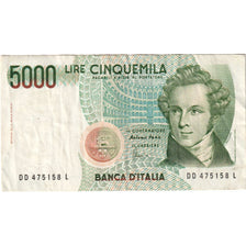 Italie, 5000 Lire, 1985-01-04, TTB