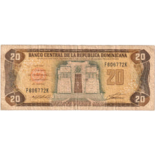 République Dominicaine, 20 Pesos Oro, 1990, TB
