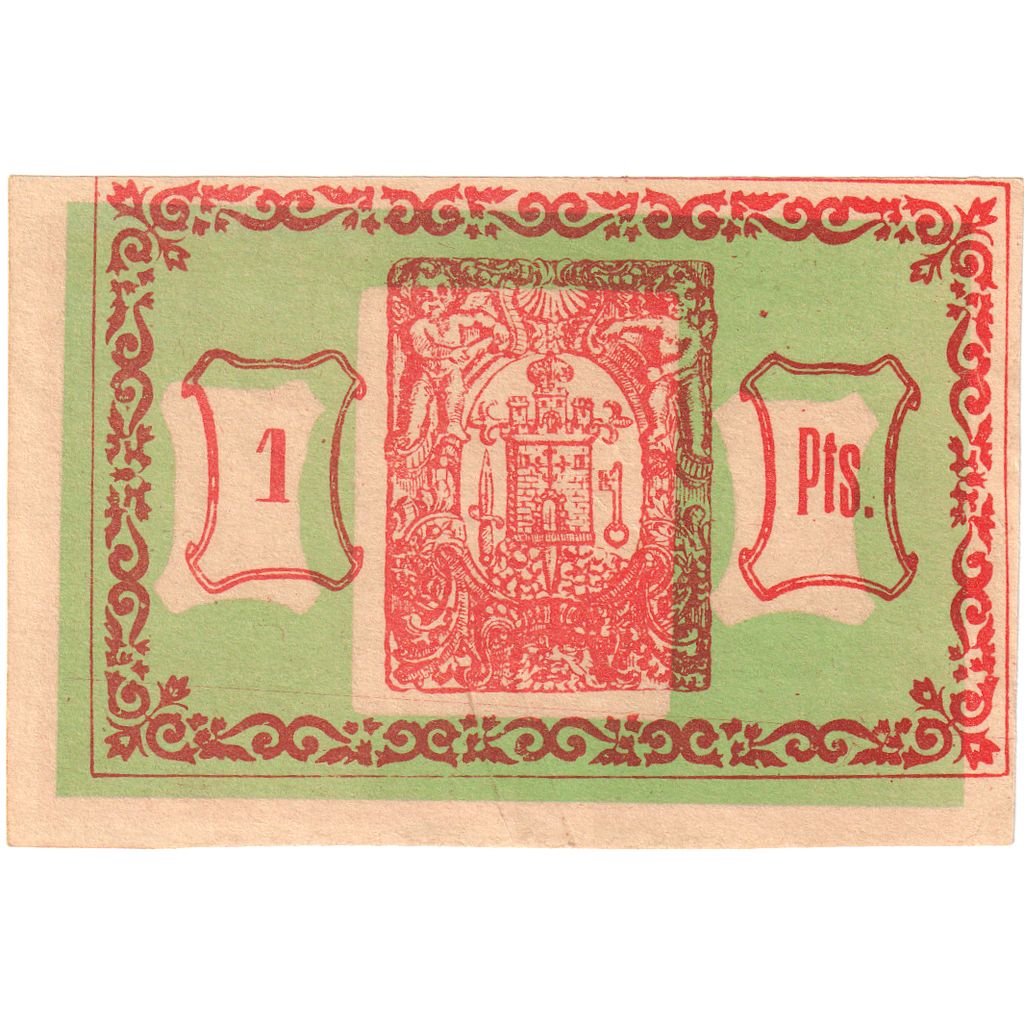 Espanha, 1 Peseta, EF(40-45)