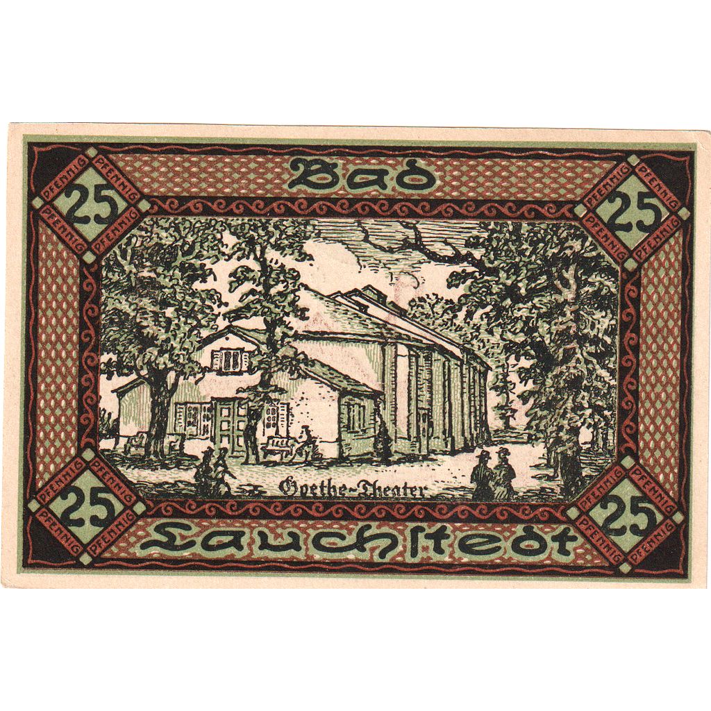 Duitsland, 25 Pfennig, Lauchstedt, SPL