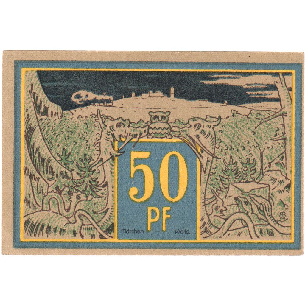 Duitsland, 50 Pfennig, 1920-03-01, Brockenbahn, SPL