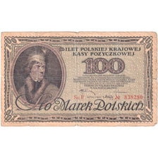 Polska, 100 Marek, 1919-02-15, VF(30-35)