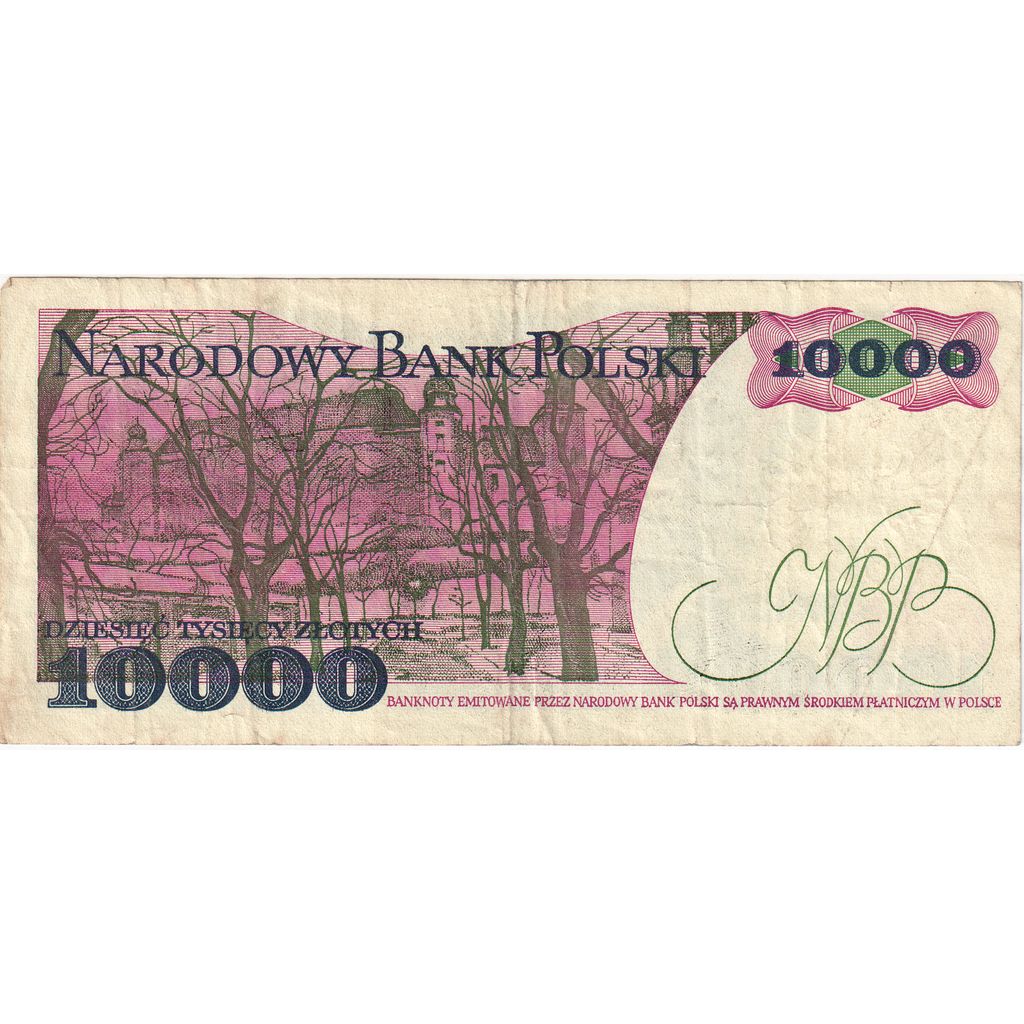Polonia, 10,000 Zlotych, 1988-12-01, BC
