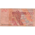 Communauté économique des États de l'Afrique de l'Ouest, 1000 Francs, TB