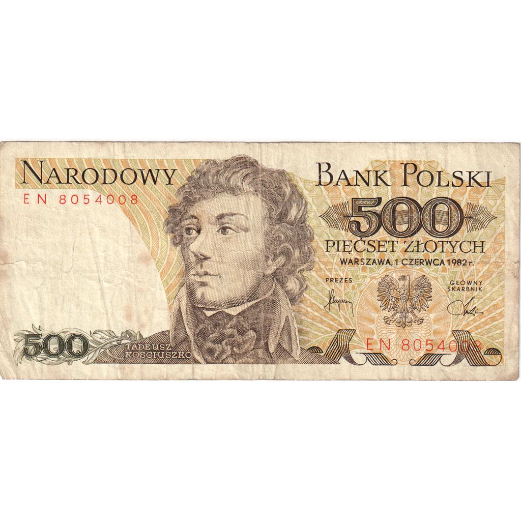 Polska, 500 Zlotych, VF(20-25)