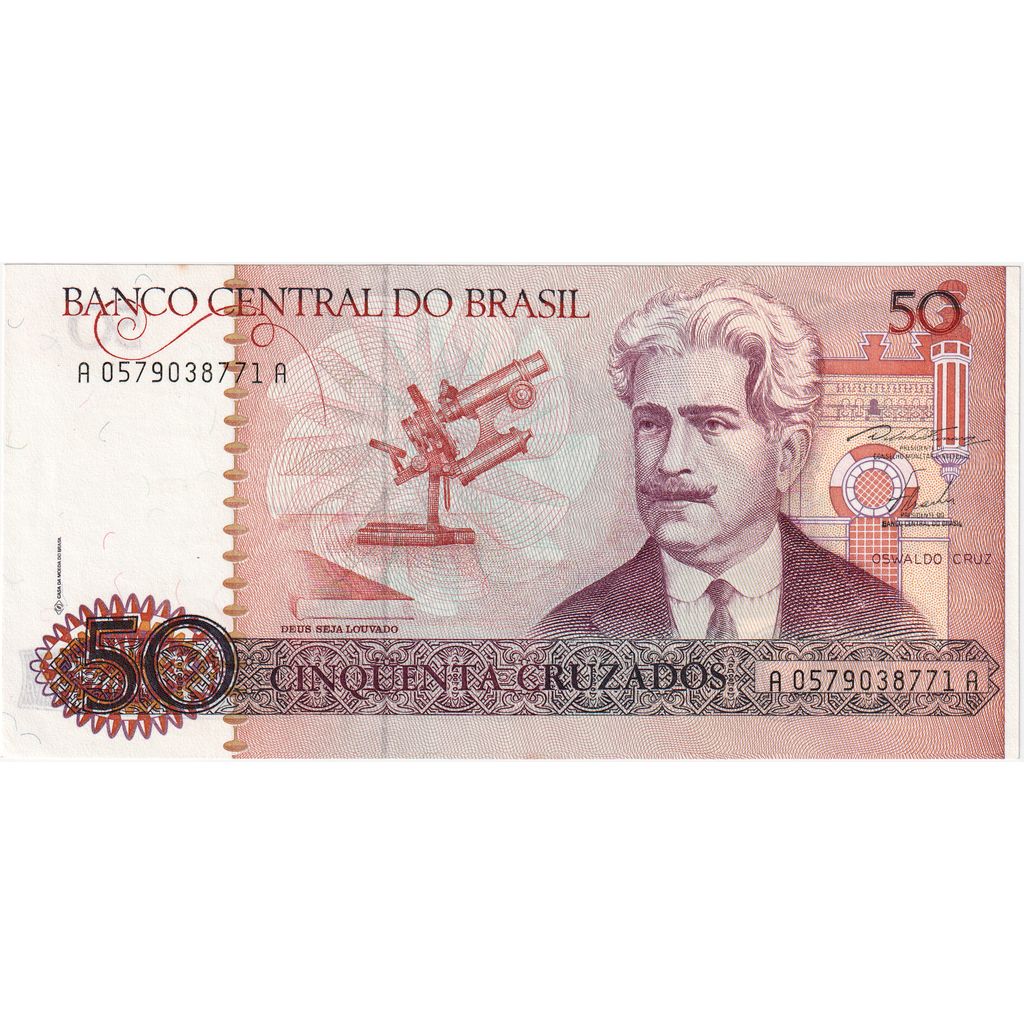 Brasilien, 50 Cruzados, UNZ