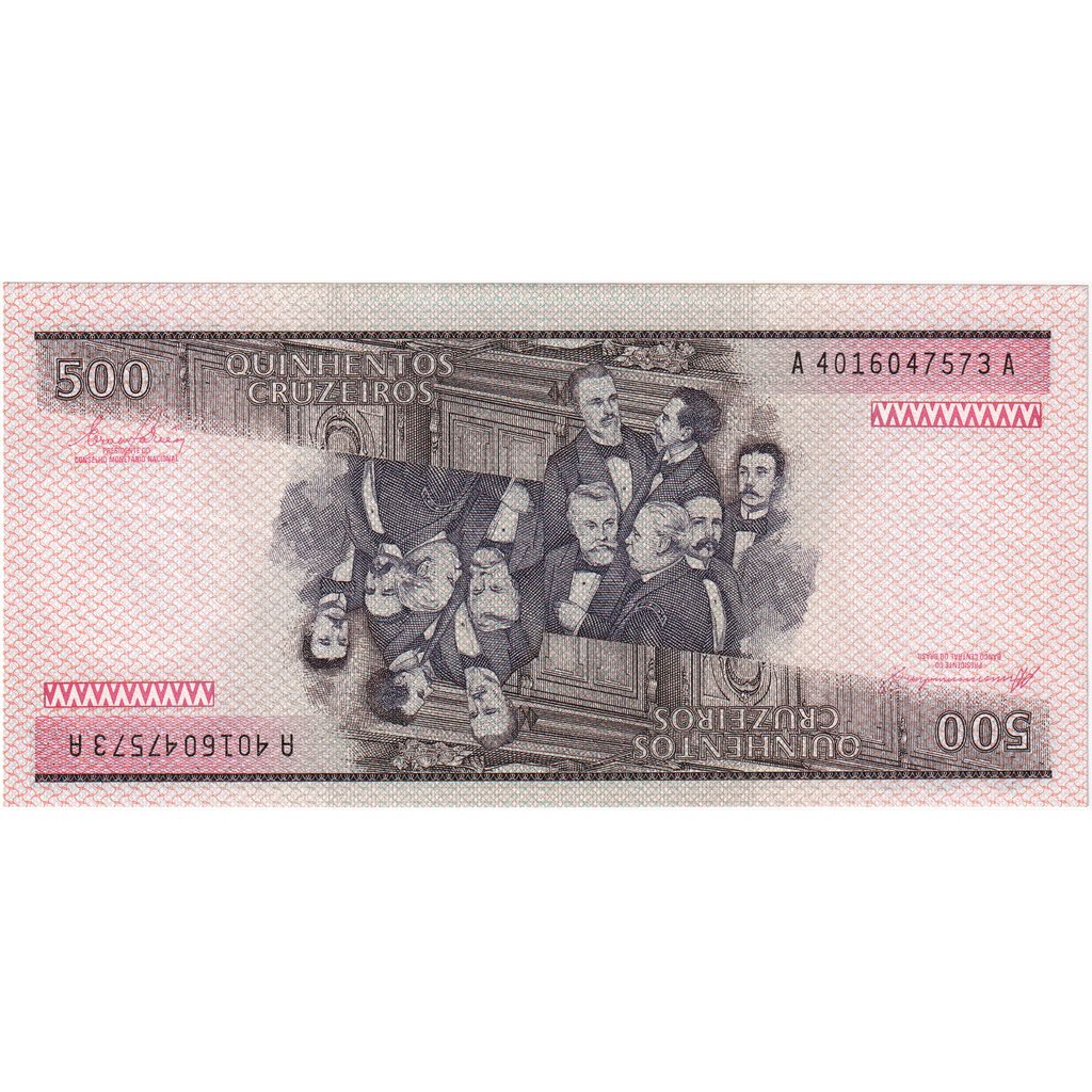 Brasilien, 500 Cruzeiros, KM:200b, UNZ