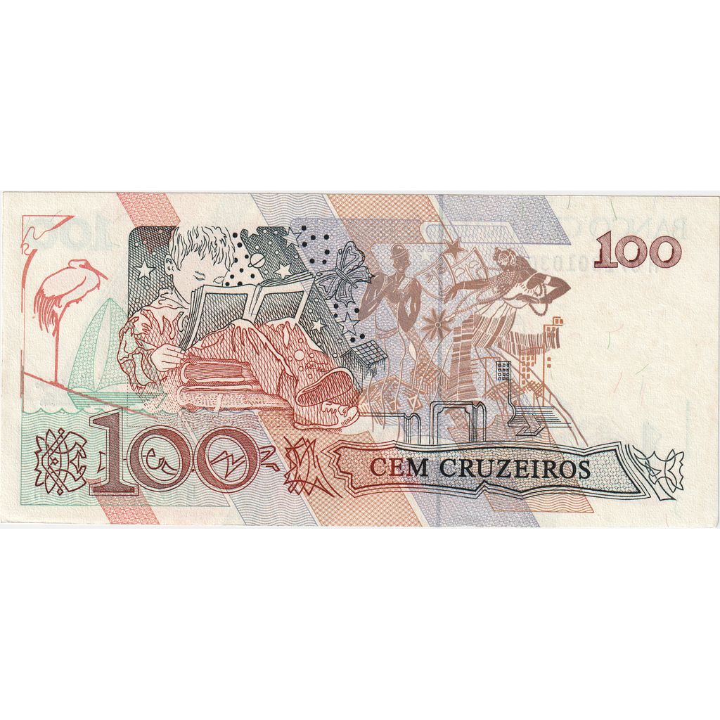Brasil, 100 Cruzeiros, UNC