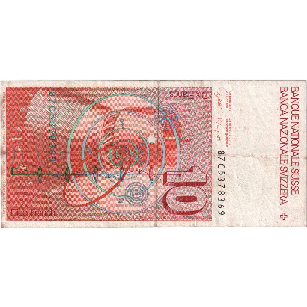 Svizzera, 10 Franken, BB