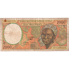 Congo, 2000 Francs, 1994, KM:103Cb, VF(20-25)