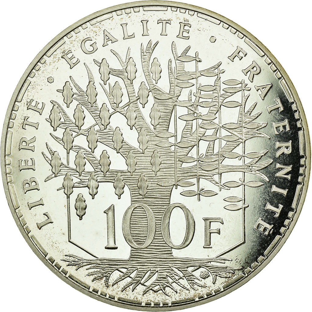 Coin, France, Panthéon, 100 Francs, 1991, Paris, MS(65-70), Silver