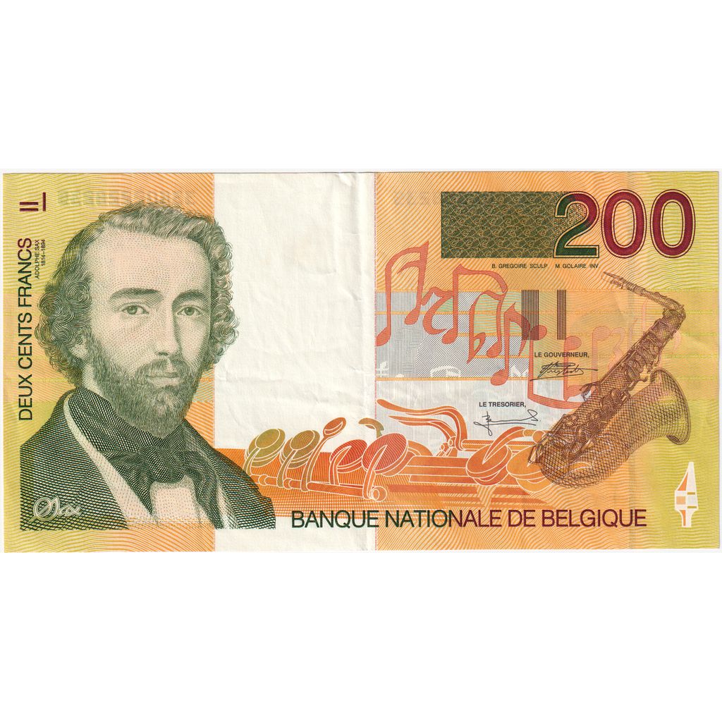 Belgium, 200 Francs, EF(40-45)