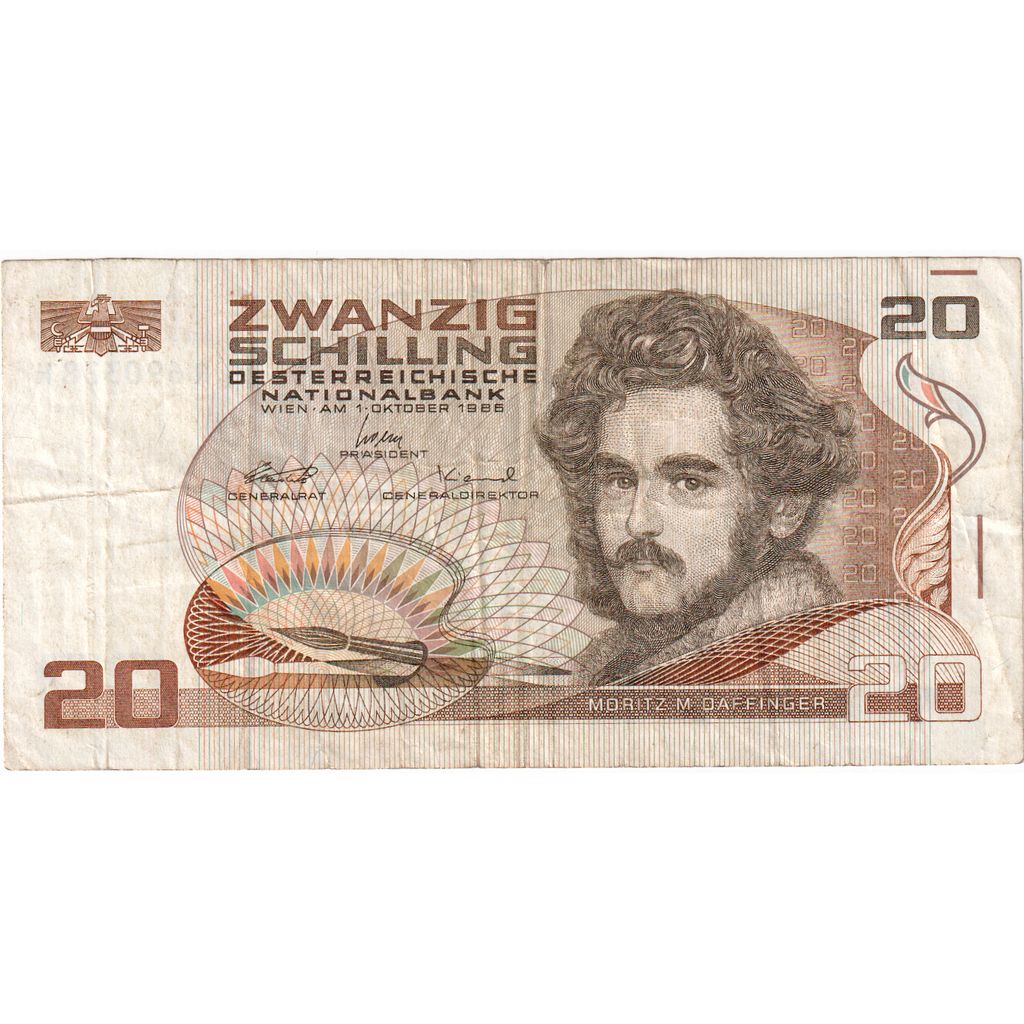 Österreich, 20 Schilling, 1986-10-01, S+