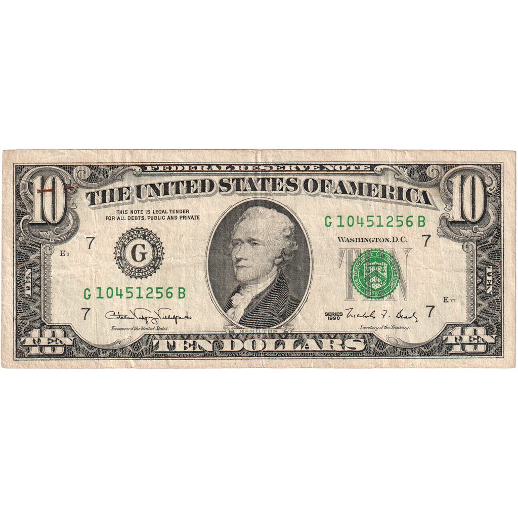 Estados Unidos, 10 Dollars, MBC