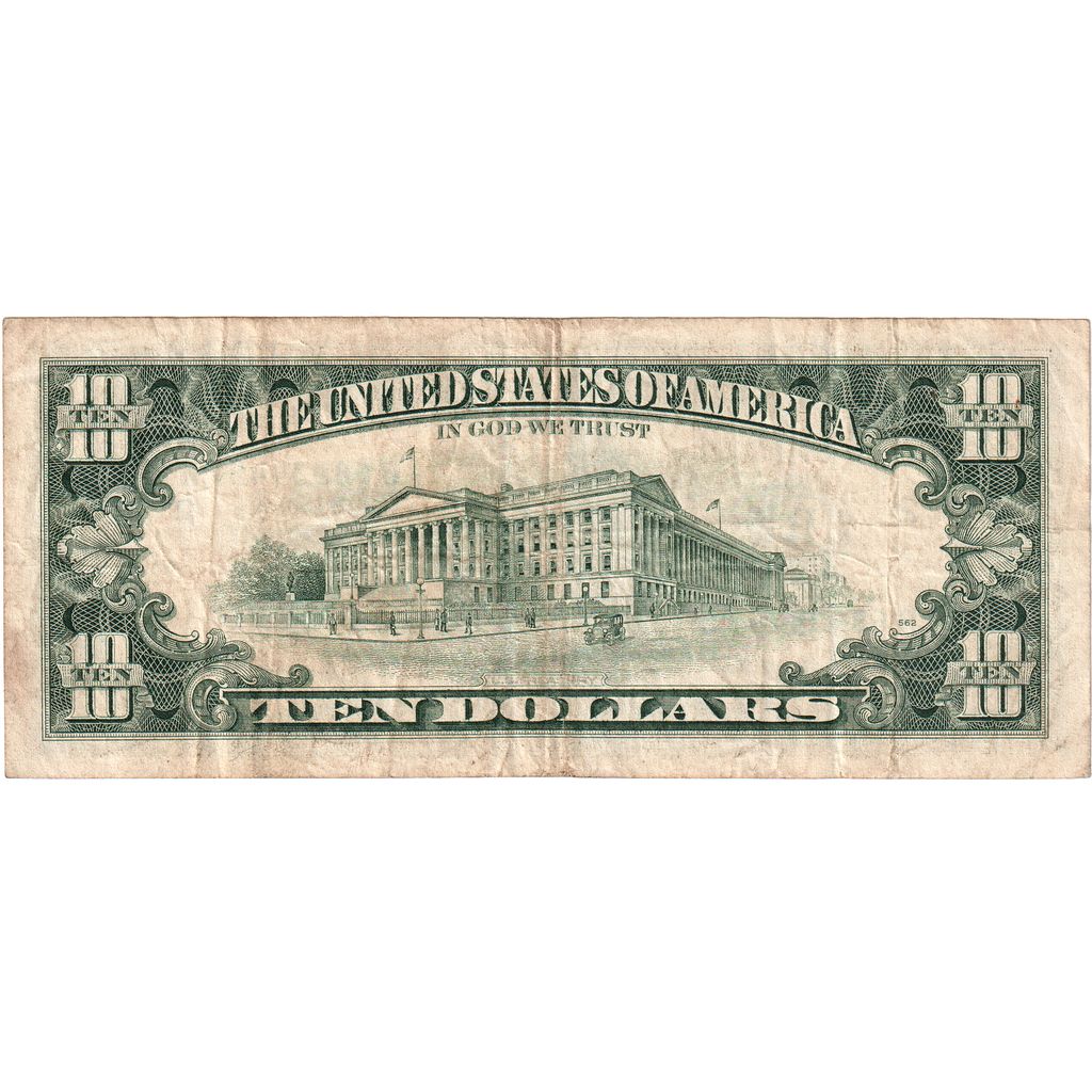 Estados Unidos da América, 10 Dollars, EF(40-45)