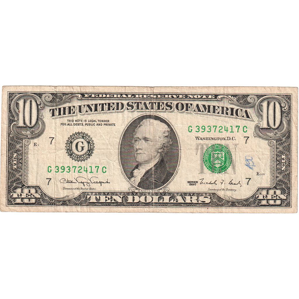 USA, 10 Dollars, VF(30-35)