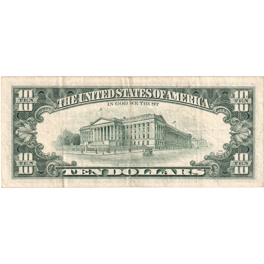 United States, 10 Dollars, EF(40-45)