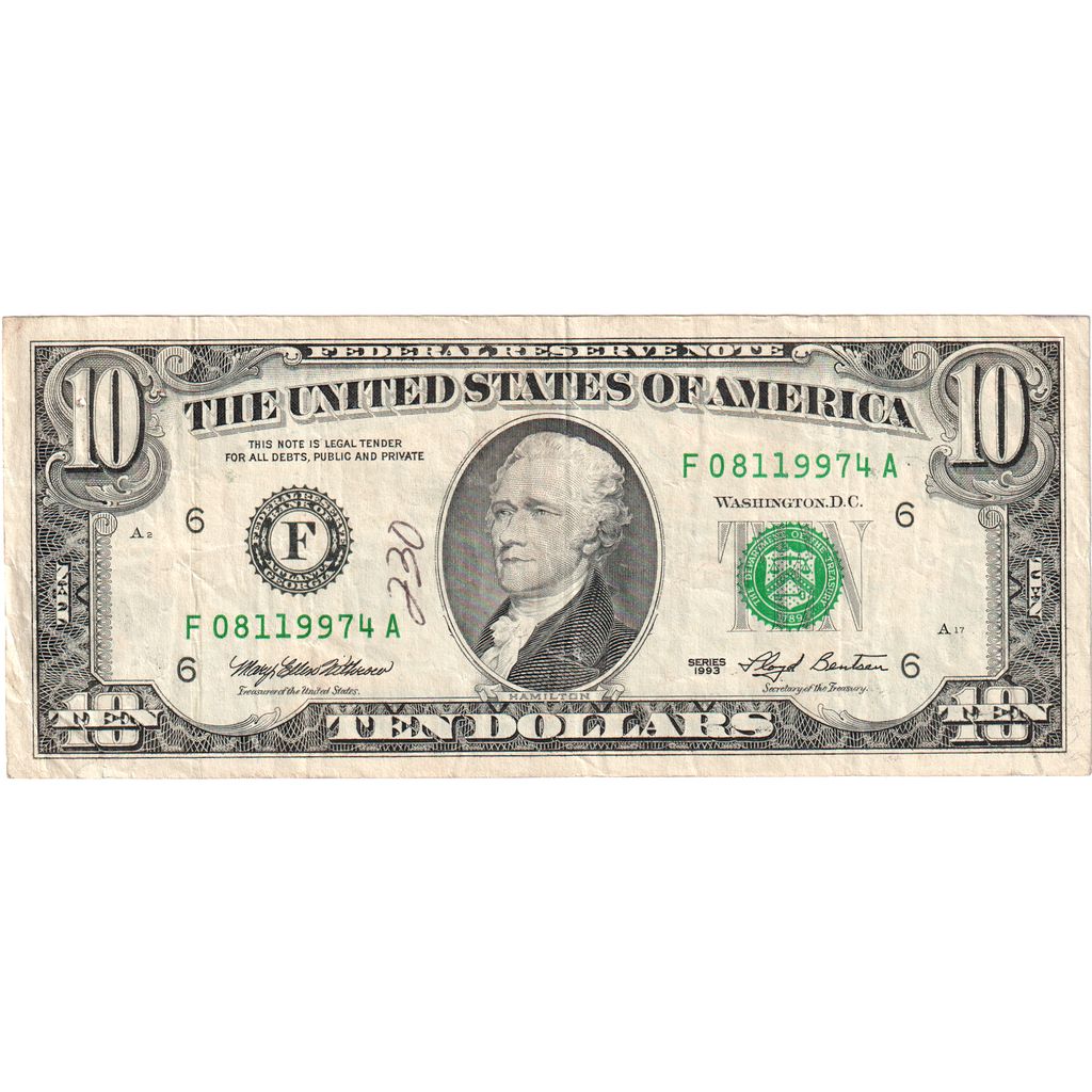 Vereinigte Staaten, 10 Dollars, SS