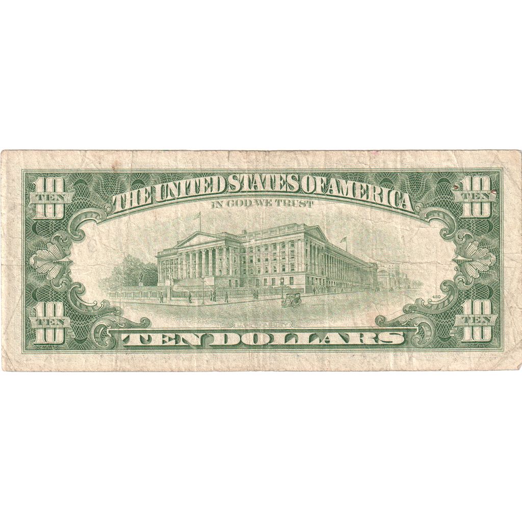 USA, 10 Dollars, VF(20-25)