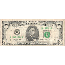United States, Five Dollars, EF(40-45)